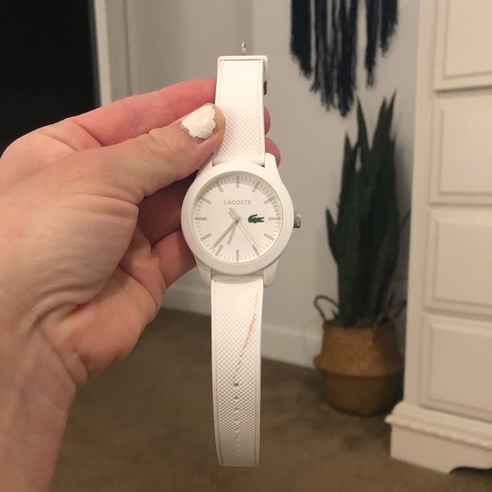 White Rubber Lactose Watch
